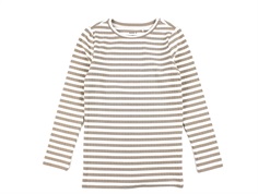 Name It mocha meringue striped blouse